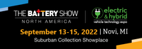 Novi Battery Show 2022 logo